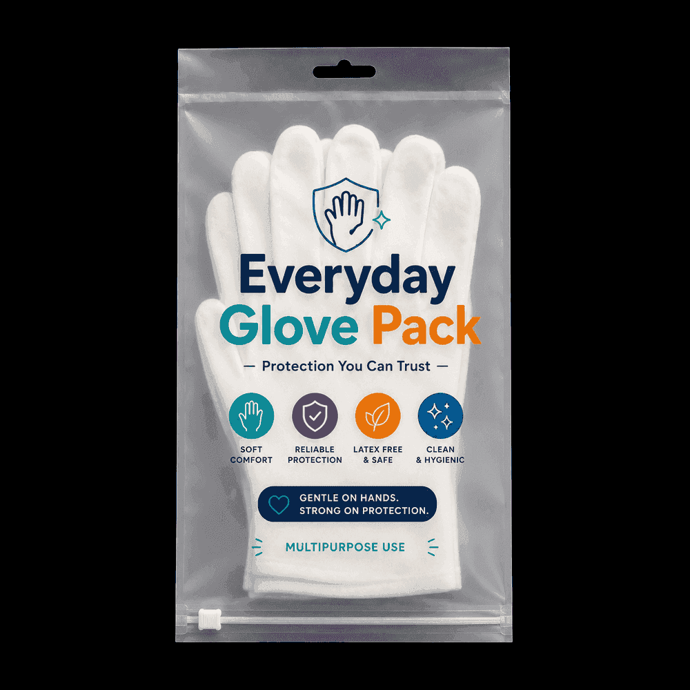 EVA Clear Zipper Bags for Gloves thumbnail 3