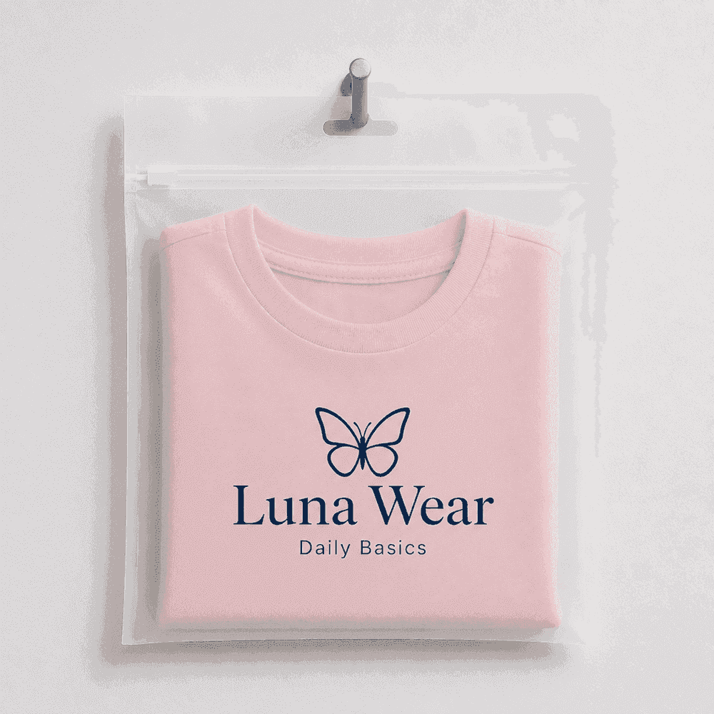 EVA Frosted Zipper Bags for Jersey & Sweater