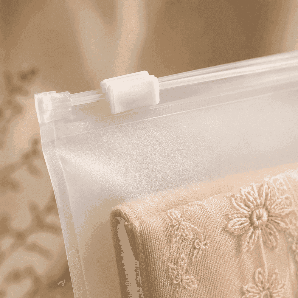 EVA Frosted Zipper Bags for Ladies Suit Lawn thumbnail 5