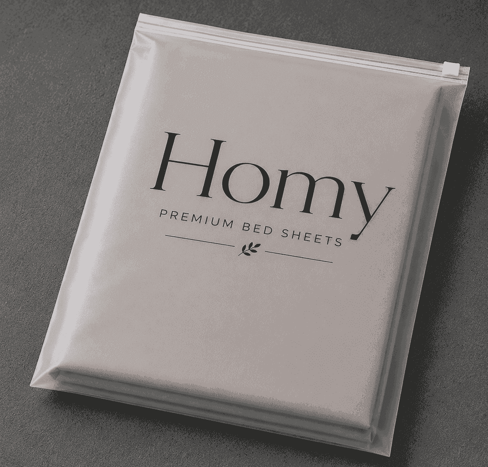 EVA Clear Zipper Bags for Bedsheet & Home Textile