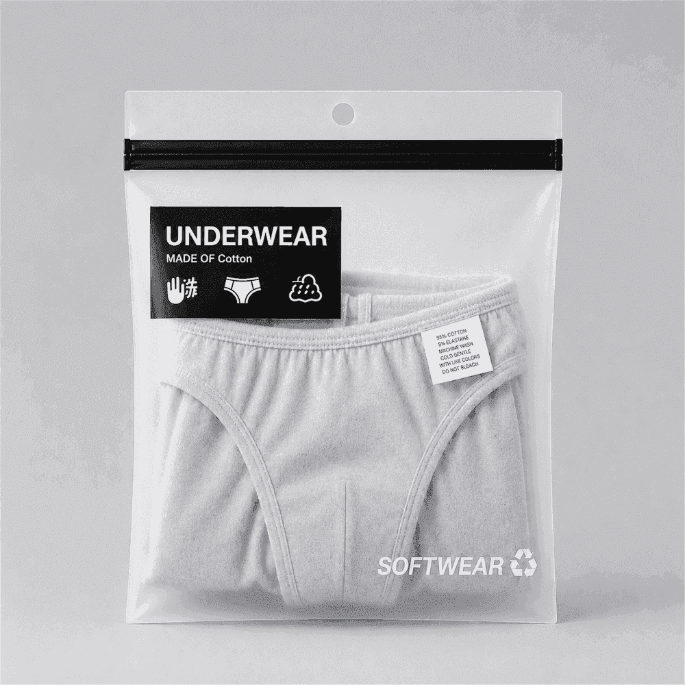 EVA Frosted Zipper Bags for Undergarments & Hosiery thumbnail 2